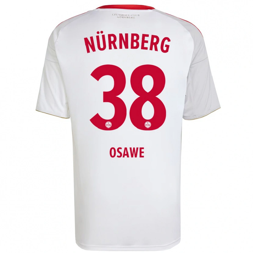 Danxen Dames Winners Osawe #38 Wit Rood Uitshirt Uittenue 2025/26 T-Shirt België