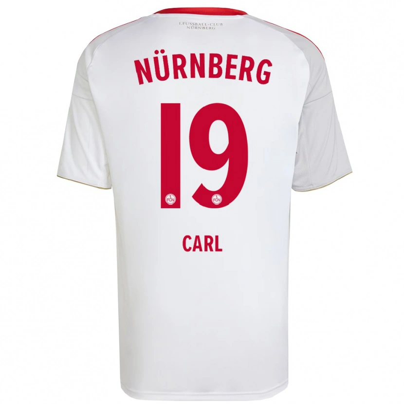 Danxen Dames Ferdinand Carl #19 Wit Rood Uitshirt Uittenue 2025/26 T-Shirt België