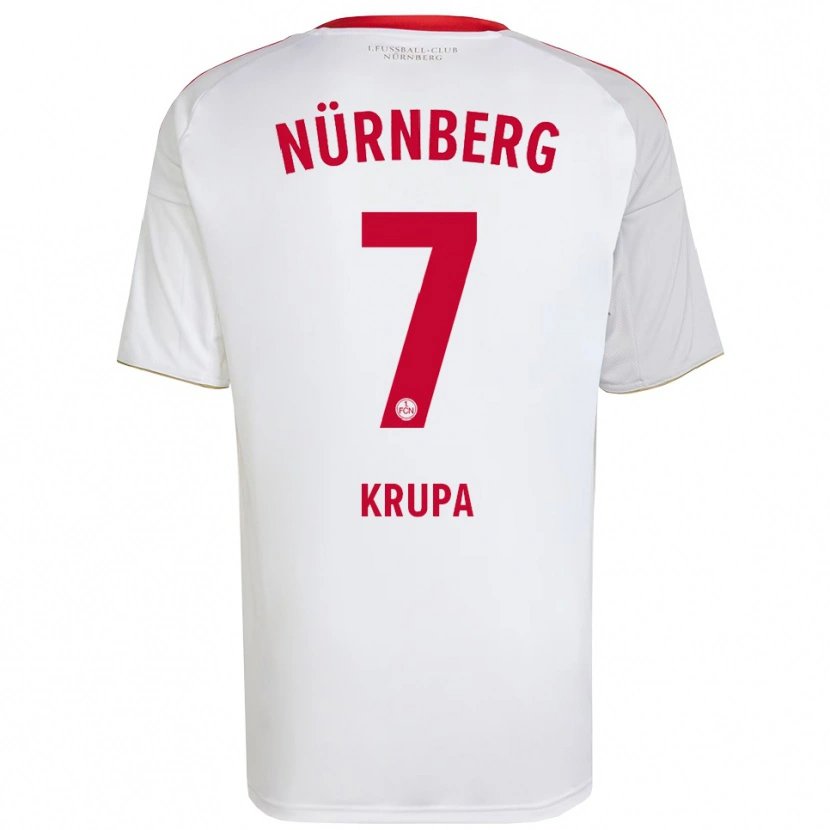 Danxen Dames Jeroen Krupa #7 Wit Rood Uitshirt Uittenue 2025/26 T-Shirt België