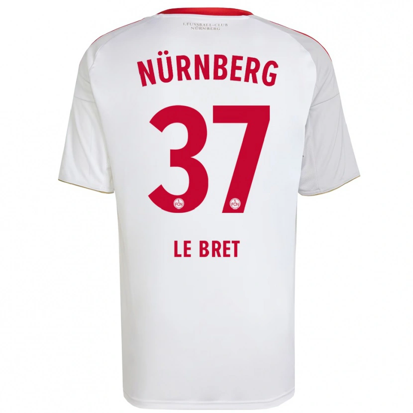 Danxen Dames Noah Maboulou #37 Wit Rood Uitshirt Uittenue 2025/26 T-Shirt België