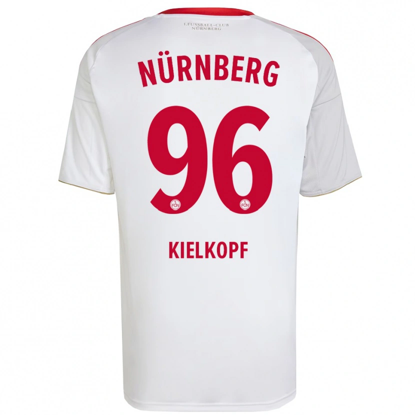 Danxen Dames Felix Kielkopf #96 Wit Rood Uitshirt Uittenue 2025/26 T-Shirt België