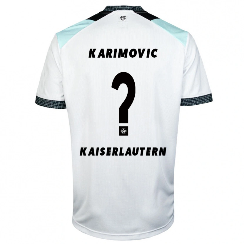 Danxen Dames Ilija Karimovic #0 Wit Zwart Uitshirt Uittenue 2025/26 T-Shirt België