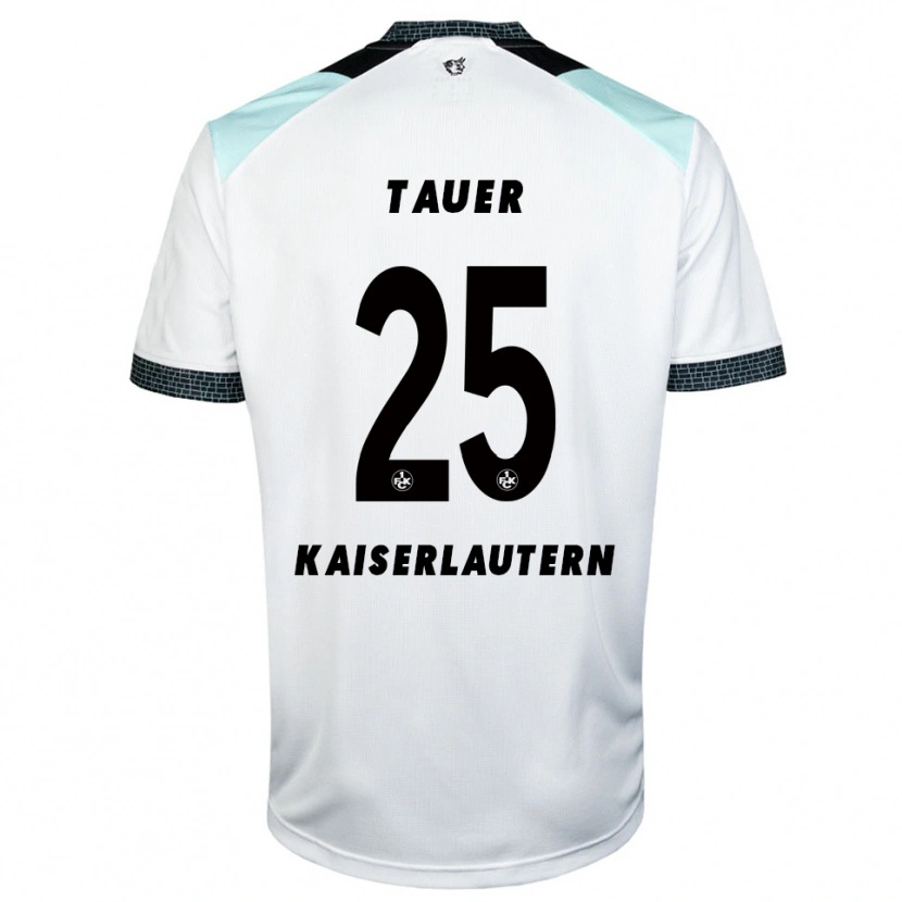 Danxen Dames Luca Tauer #25 Wit Zwart Uitshirt Uittenue 2025/26 T-Shirt België