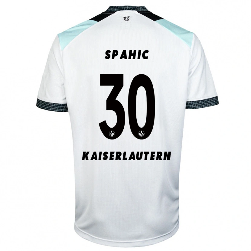 Danxen Dames Avdo Spahic #30 Wit Zwart Uitshirt Uittenue 2025/26 T-Shirt België