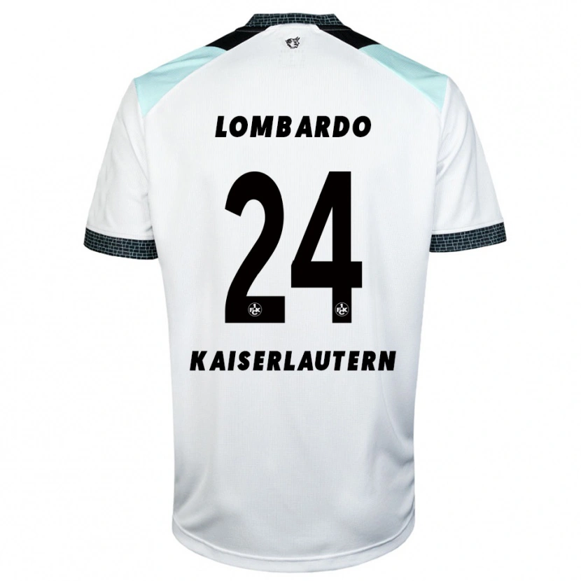 Danxen Dames Ben Lombardo #24 Wit Zwart Uitshirt Uittenue 2025/26 T-Shirt België