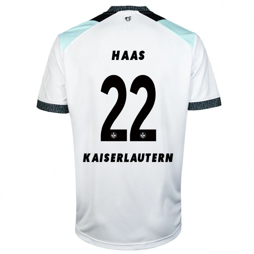 Danxen Dames Mika Haas #22 Wit Zwart Uitshirt Uittenue 2025/26 T-Shirt België