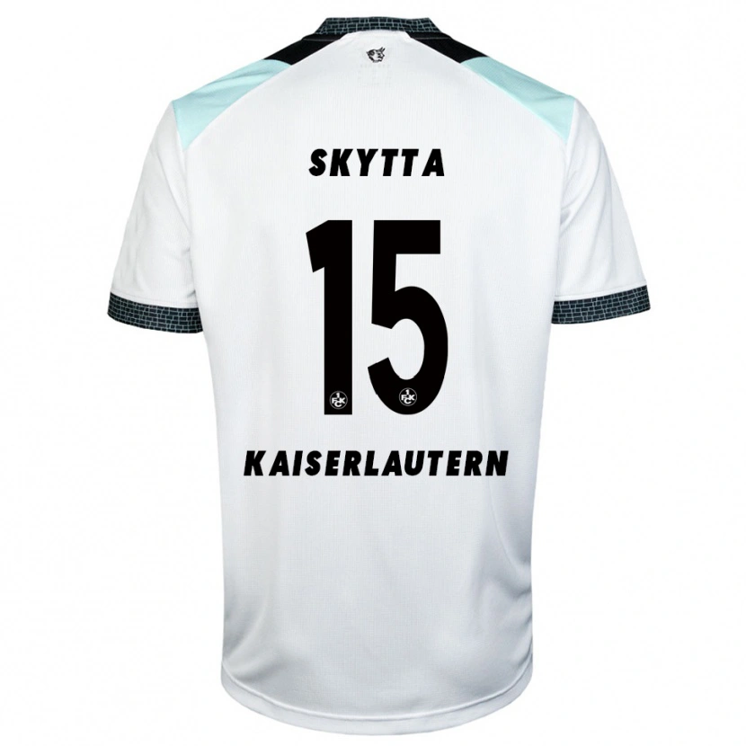 Danxen Dames Naatan Skyttä #15 Wit Zwart Uitshirt Uittenue 2025/26 T-Shirt België