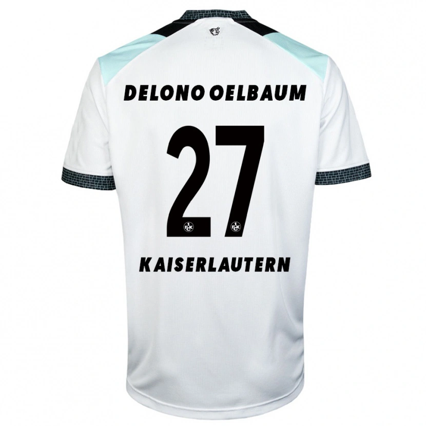 Danxen Dames Kenny Delono Oelbaum #27 Wit Zwart Uitshirt Uittenue 2025/26 T-Shirt België