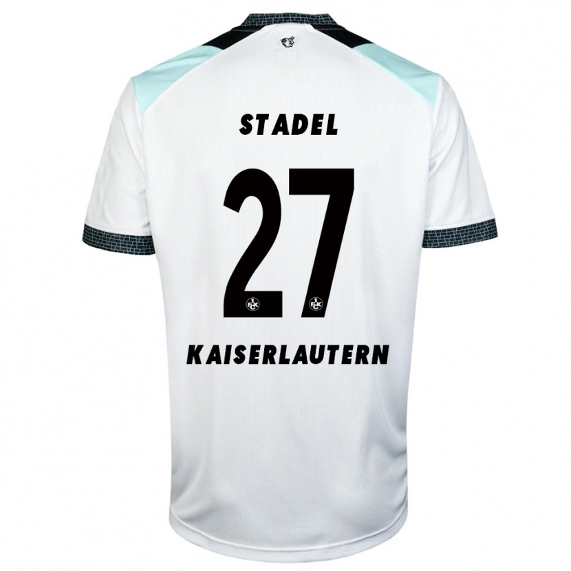 Danxen Dames Maddox Stadel #27 Wit Zwart Uitshirt Uittenue 2025/26 T-Shirt België