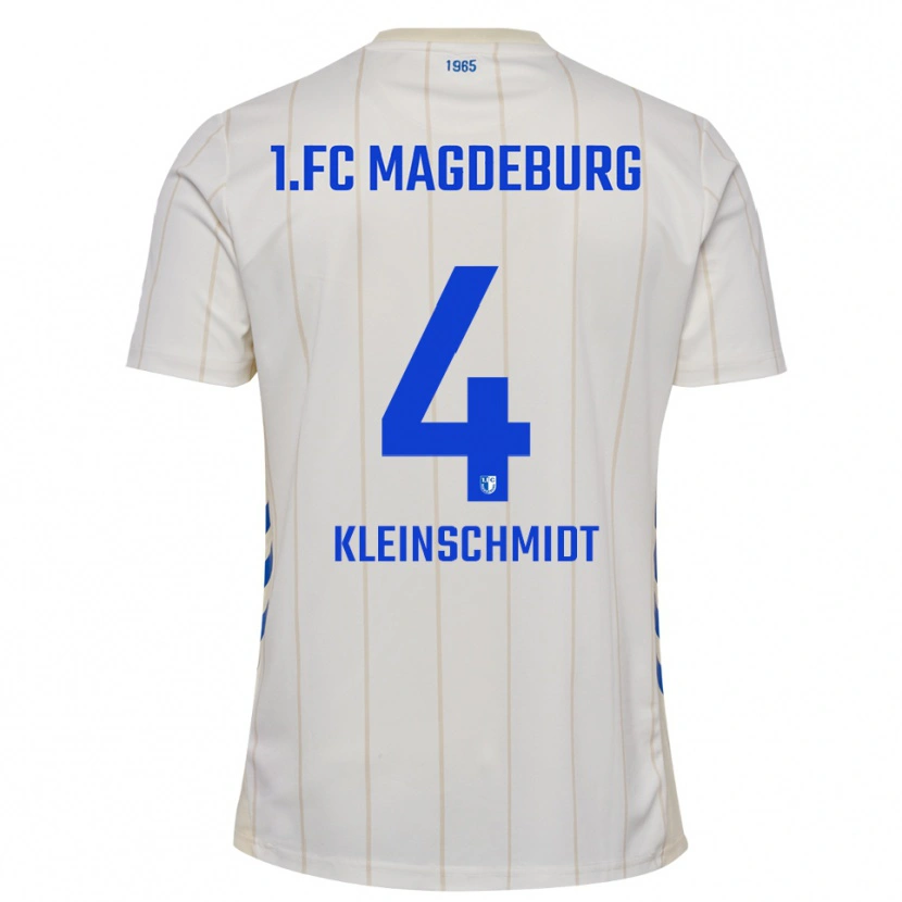 Danxen Dames Max Kleinschmidt #4 Wit Blauw Uitshirt Uittenue 2025/26 T-Shirt België