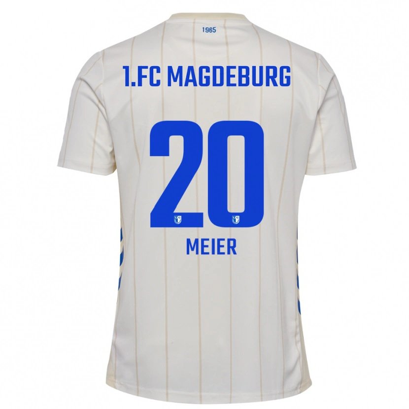 Danxen Dames Nick Meier #20 Wit Blauw Uitshirt Uittenue 2025/26 T-Shirt België