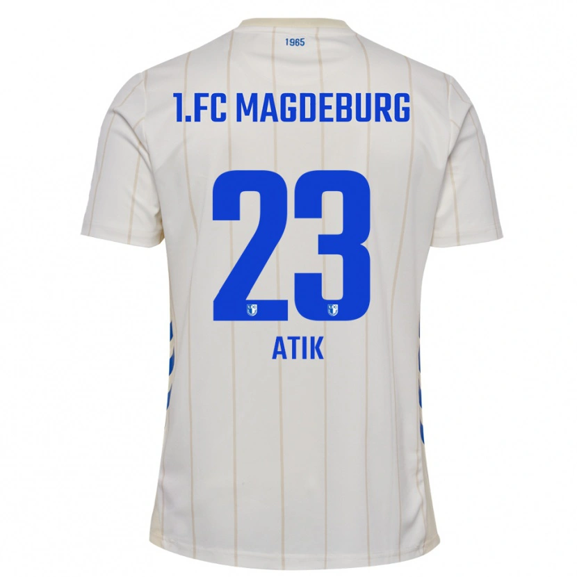 Danxen Dames Baris Atik #23 Wit Blauw Uitshirt Uittenue 2025/26 T-Shirt België
