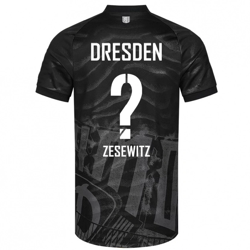 Danxen Dames Nicole Zesewitz #0 Zwart Grijs Uitshirt Uittenue 2025/26 T-Shirt België