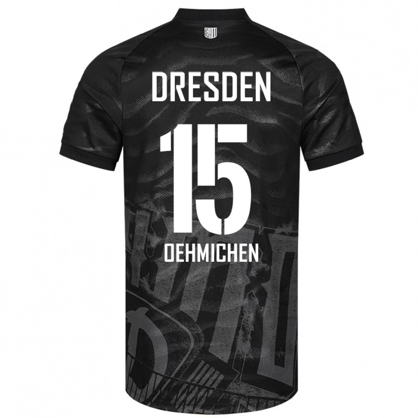 Danxen Dames Julius Oehmichen #15 Zwart Grijs Uitshirt Uittenue 2025/26 T-Shirt België