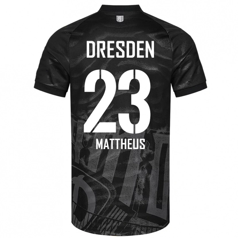 Danxen Dames Paul Mattheus #23 Zwart Grijs Uitshirt Uittenue 2025/26 T-Shirt België