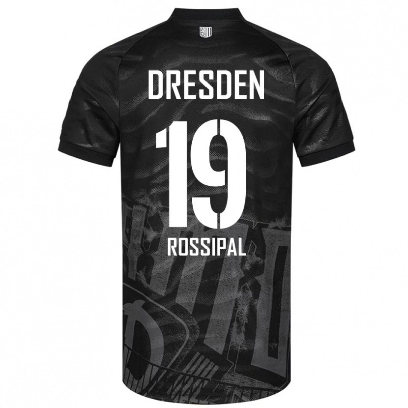 Danxen Dames Alexander Rossipal #19 Zwart Grijs Uitshirt Uittenue 2025/26 T-Shirt België