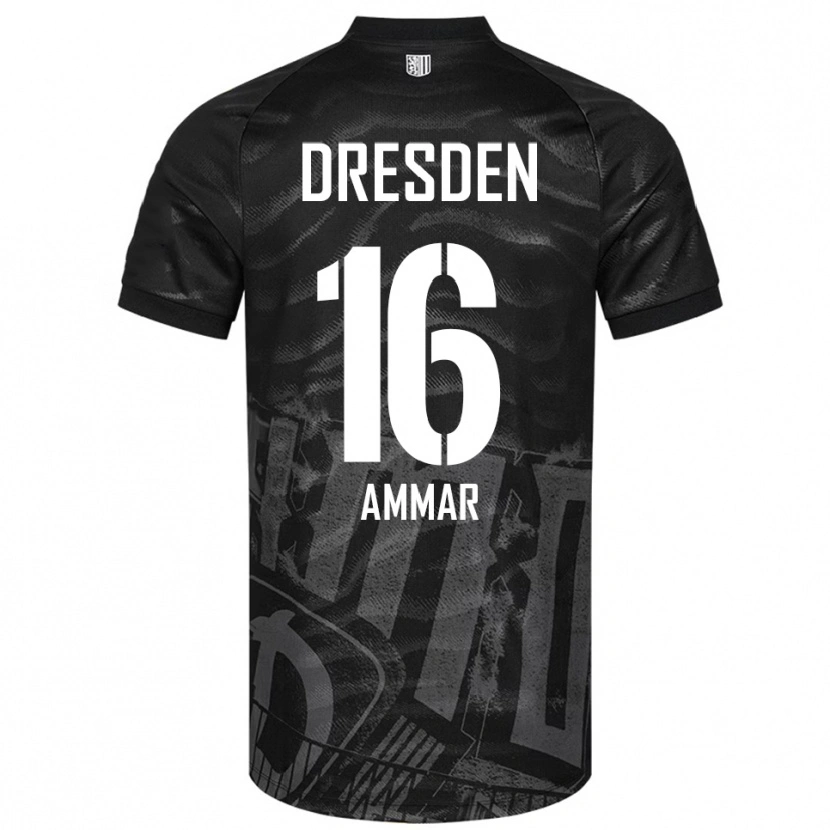 Danxen Dames Amer Ammar #16 Zwart Grijs Uitshirt Uittenue 2025/26 T-Shirt België