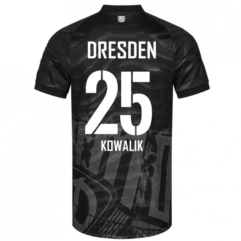 Danxen Dames Ignacy Kowalik #25 Zwart Grijs Uitshirt Uittenue 2025/26 T-Shirt België