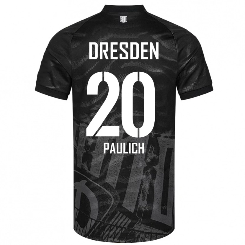 Danxen Dames Mourice Paulich #20 Zwart Grijs Uitshirt Uittenue 2025/26 T-Shirt België