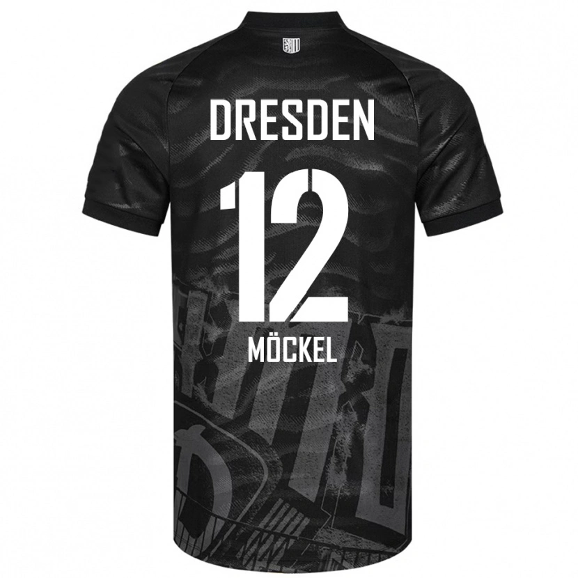 Danxen Dames Richard Möckel #12 Zwart Grijs Uitshirt Uittenue 2025/26 T-Shirt België