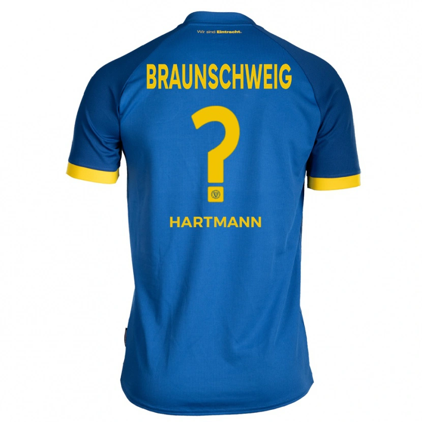 Danxen Dames Jasper Hartmann #0 Koninklijk Blauw Geel Uitshirt Uittenue 2025/26 T-Shirt België