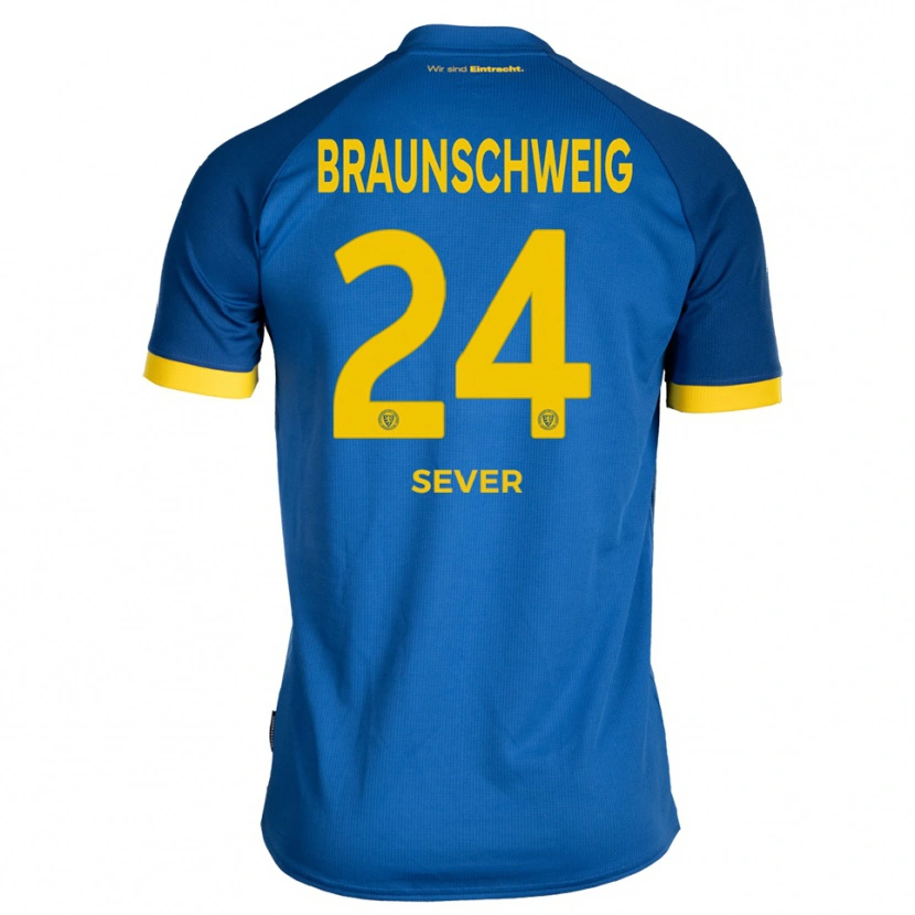 Danxen Dames Ömer Sever #24 Koninklijk Blauw Geel Uitshirt Uittenue 2025/26 T-Shirt België