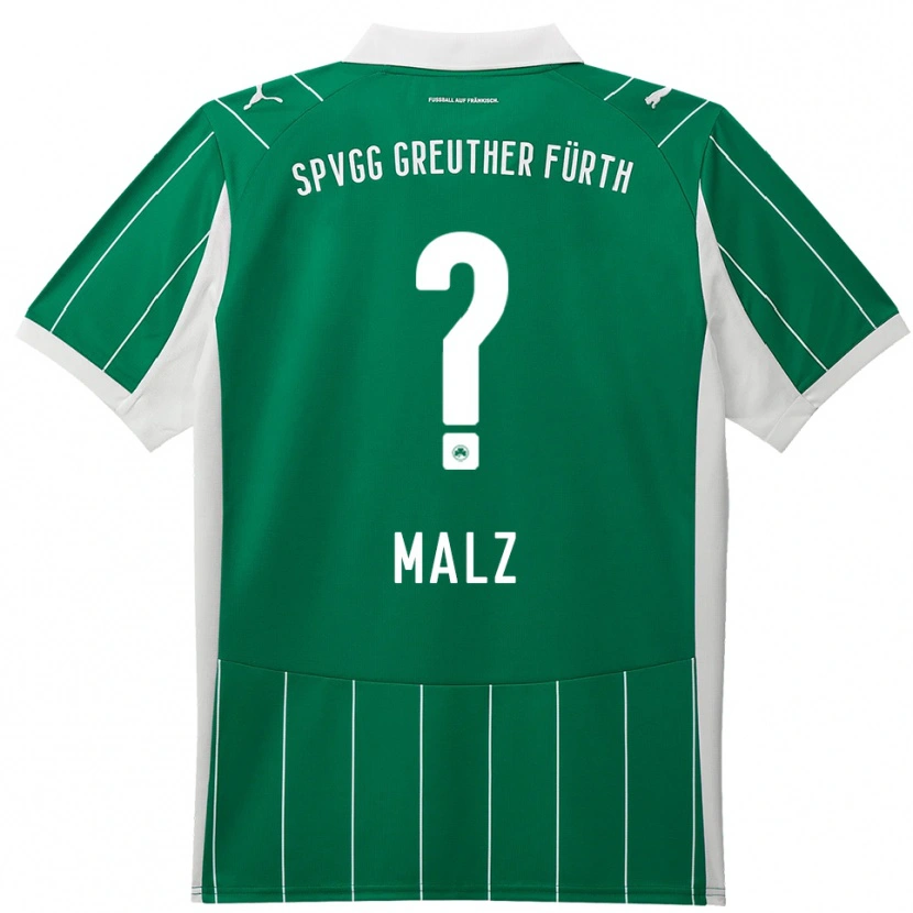 Danxen Dames Emily-Sophie Malz #0 Groen Wit Uitshirt Uittenue 2025/26 T-Shirt België