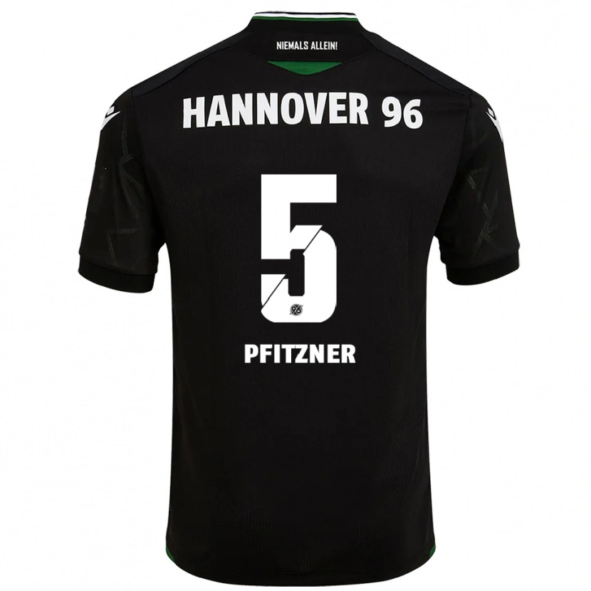 Danxen Dames Kylian Pfitzner #5 Zwart Groen Uitshirt Uittenue 2025/26 T-Shirt België