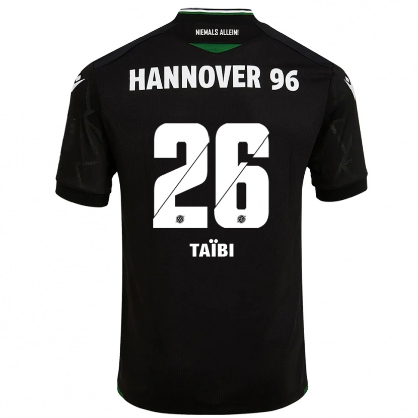 Danxen Dames Waniss Taïbi #26 Zwart Groen Uitshirt Uittenue 2025/26 T-Shirt België