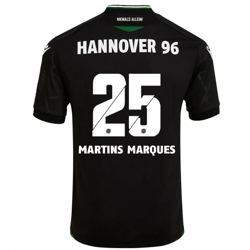 Danxen Dames Rafael Martins Marques #25 Zwart Groen Uitshirt Uittenue 2025/26 T-Shirt België