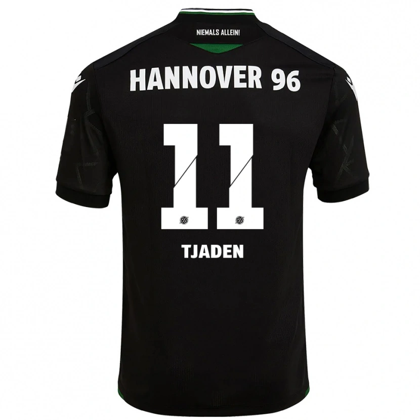 Danxen Dames Matti Tjaden #11 Zwart Groen Uitshirt Uittenue 2025/26 T-Shirt België