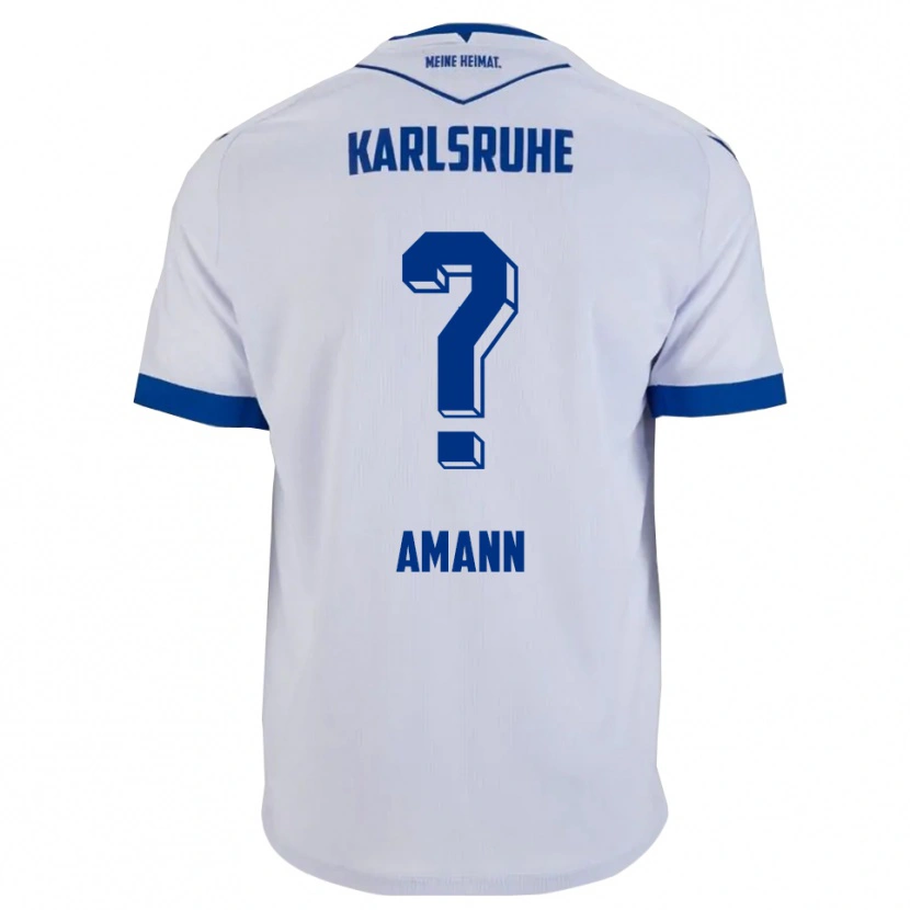 Danxen Dames Jennifer Amann #0 Wit Blauw Uitshirt Uittenue 2025/26 T-Shirt België