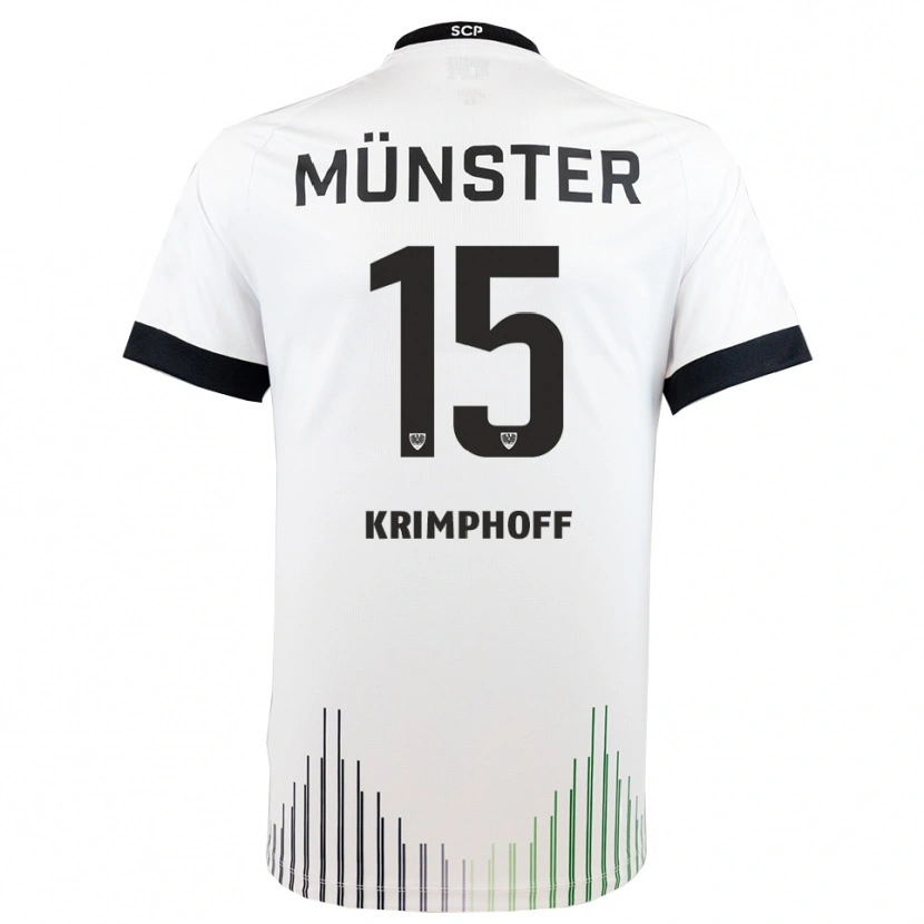 Danxen Dames Leo Krimphoff #15 Wit Zwart Uitshirt Uittenue 2025/26 T-Shirt België