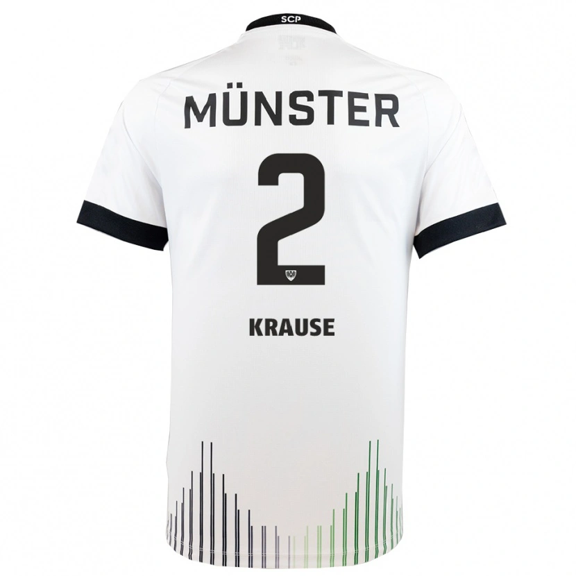 Danxen Dames Moritz Krause #2 Wit Zwart Uitshirt Uittenue 2025/26 T-Shirt België