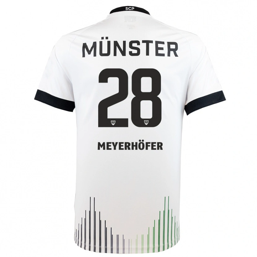 Danxen Dames Marco Meyerhöfer #28 Wit Zwart Uitshirt Uittenue 2025/26 T-Shirt België