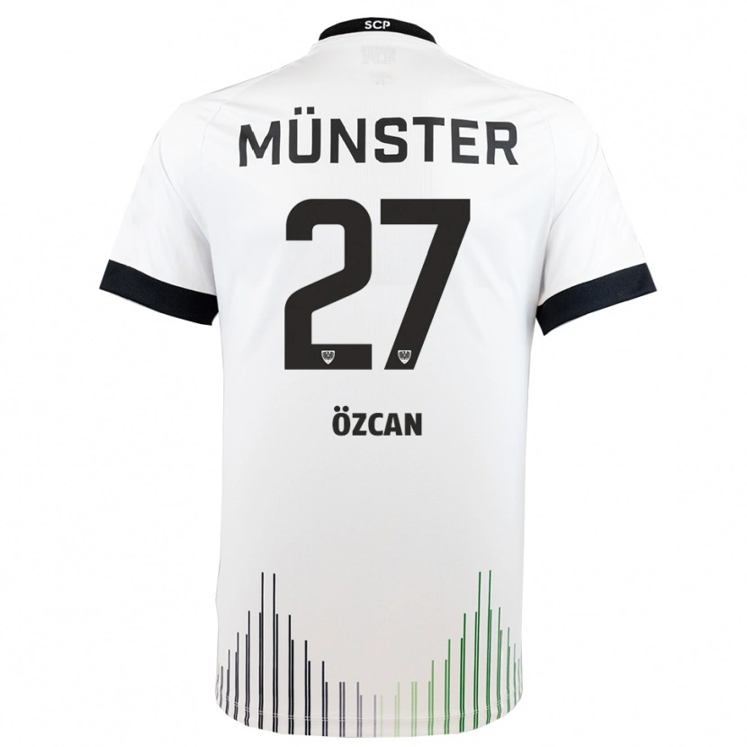 Danxen Dames Kenan Özcan #27 Wit Zwart Uitshirt Uittenue 2025/26 T-Shirt België