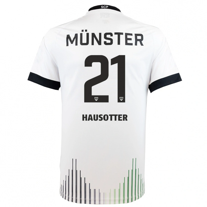 Danxen Dames Till Hausotter #21 Wit Zwart Uitshirt Uittenue 2025/26 T-Shirt België