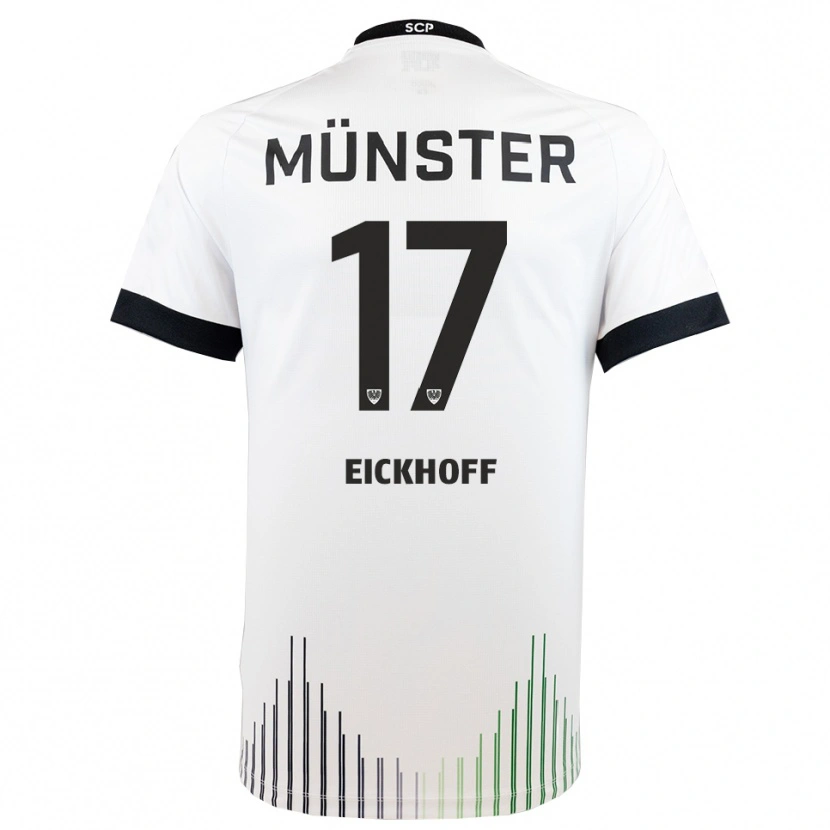 Danxen Dames Bennet Eickhoff #17 Wit Zwart Uitshirt Uittenue 2025/26 T-Shirt België