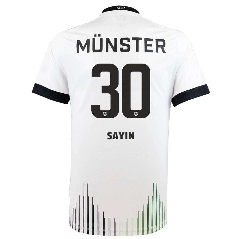 Danxen Dames Melih Sayin #30 Wit Zwart Uitshirt Uittenue 2025/26 T-Shirt België