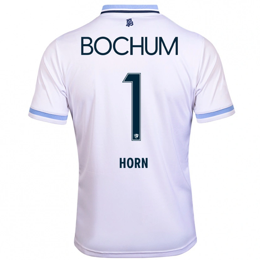Danxen Dames Timo Horn #1 Wit Hemelsblauw Uitshirt Uittenue 2025/26 T-Shirt België