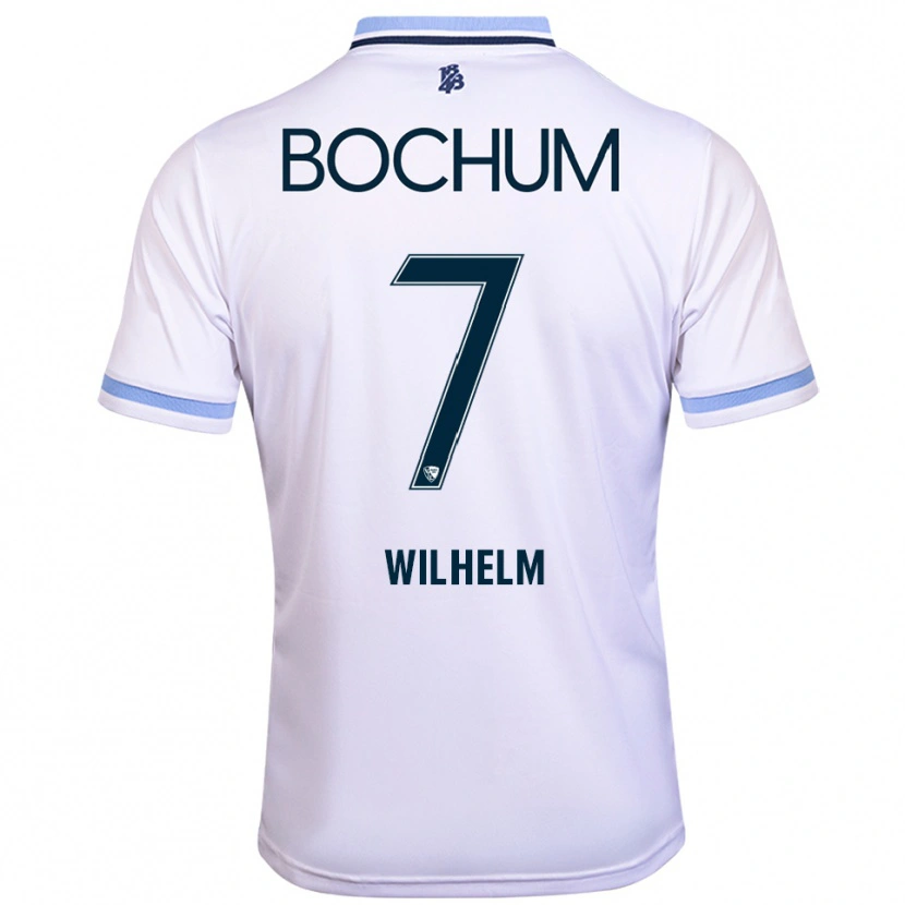 Danxen Dames Mara Wilhelm #7 Wit Hemelsblauw Uitshirt Uittenue 2025/26 T-Shirt België
