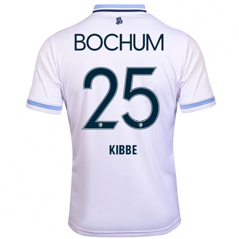 Danxen Dames Jaden Kibbe #25 Wit Hemelsblauw Uitshirt Uittenue 2025/26 T-Shirt België