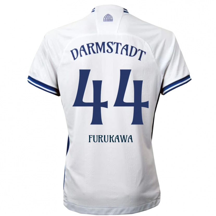 Danxen Dames Yosuke Furukawa #44 Wit Blauw Uitshirt Uittenue 2025/26 T-Shirt België
