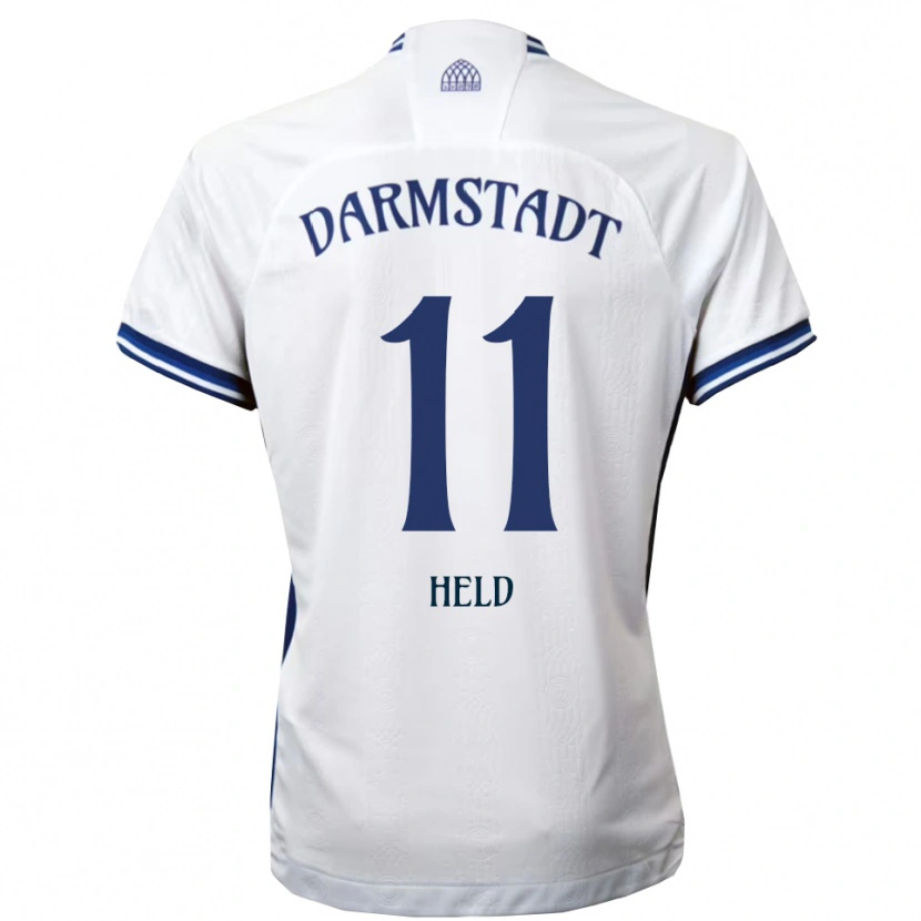 Danxen Dames Henry Held #11 Wit Blauw Uitshirt Uittenue 2025/26 T-Shirt België
