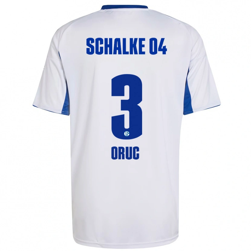 Danxen Dames Arda Oruç #3 Wit Blauw Uitshirt Uittenue 2025/26 T-Shirt België