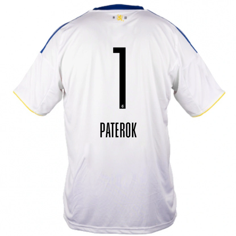 Danxen Dames Tim Paterok #1 Wit Blauw Geel Uitshirt Uittenue 2025/26 T-Shirt België