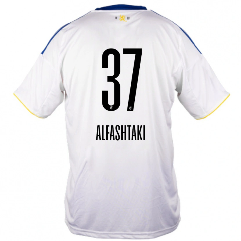 Danxen Dames Odey Alfashtaki #37 Wit Blauw Geel Uitshirt Uittenue 2025/26 T-Shirt België