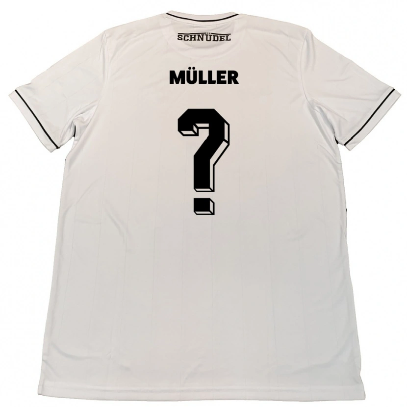 Danxen Dames Hannah Müller #0 Wit Zwart Uitshirt Uittenue 2025/26 T-Shirt België