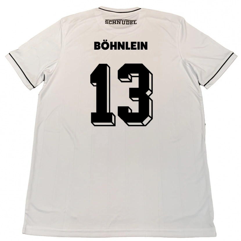 Danxen Dames Kristian Böhnlein #13 Wit Zwart Uitshirt Uittenue 2025/26 T-Shirt België