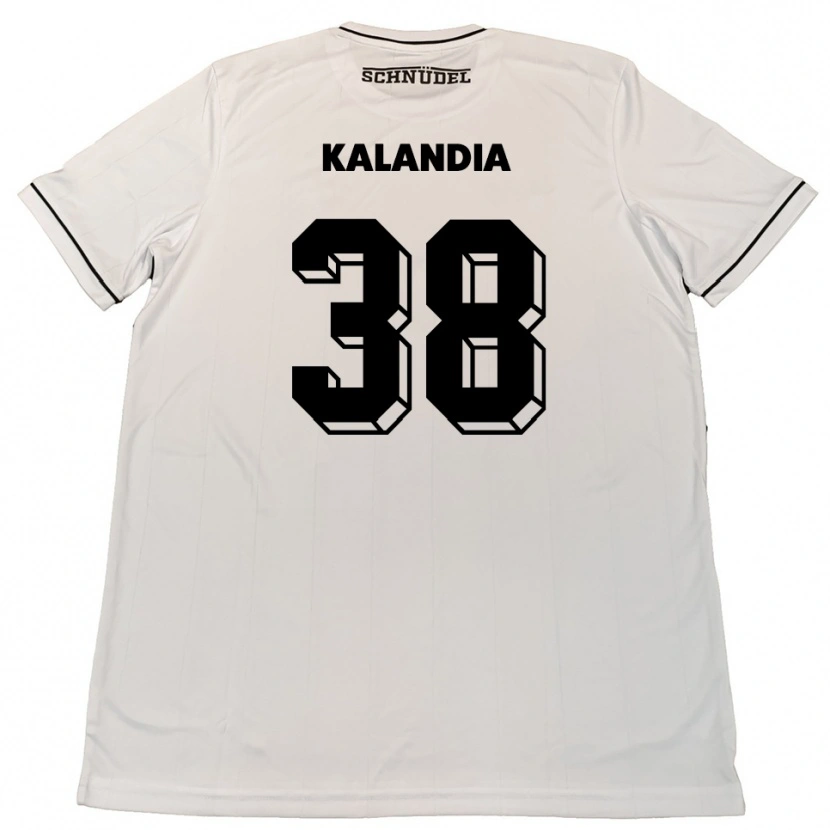 Danxen Dames Luka Kalandia #38 Wit Zwart Uitshirt Uittenue 2025/26 T-Shirt België